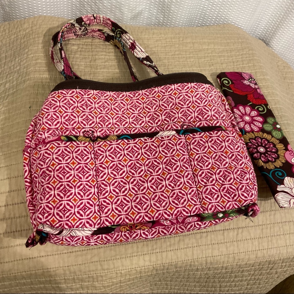 Vera Bradley Small Tote Shoulder Bag - 11”x8.5”x3.5” - Picture 8 of 14